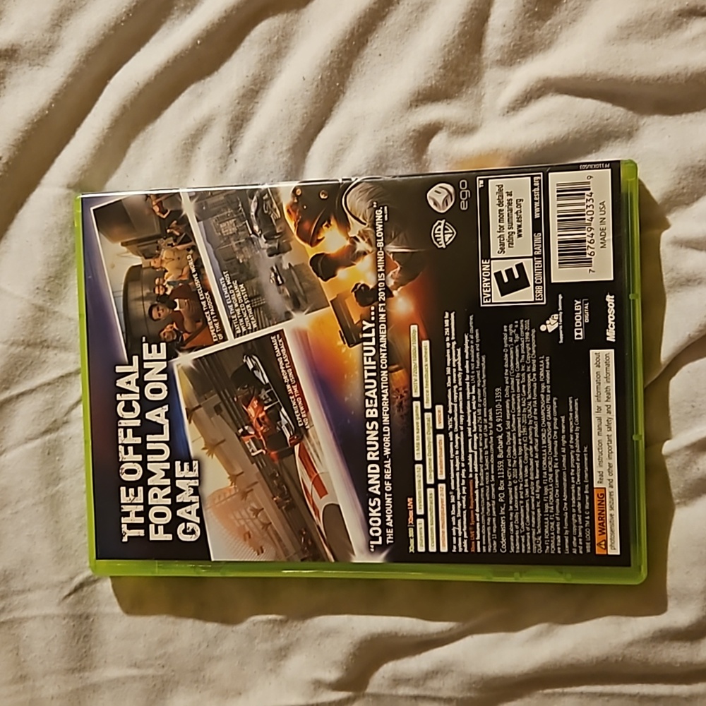 1/2 PRICE🔻Xbox Codemasters F1 2010 - Picture 2 of 5